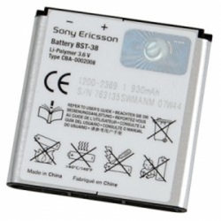 Baterie Sony Ericsson BST-38 930mAh, Originál