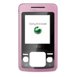 Přední kryt Sony Ericsson T303 Pink / růžový, Originál