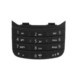 Spodní klávesnice Nokia 6600i Slide Black / černá, Originál