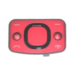 Vrchní klávesnice Nokia 6700 Slide Red / červená, Originál