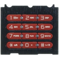 Spodní klávesnice Sony Ericsson W580i Black / černá, Originál
