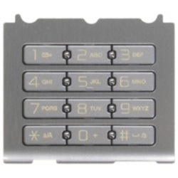 Spodní klávesnice Sony Ericsson S500i Silver / stříbrná, Originál
