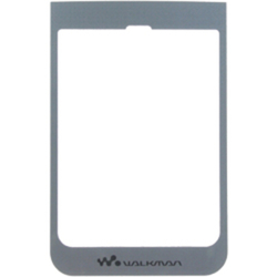 Rámeček sklíčka LCD Sony Ericsson W380i Silver / stříbrný, Originál