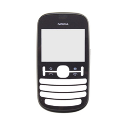 Přední kryt Nokia Asha 201 Graphite / grafitový, Originál