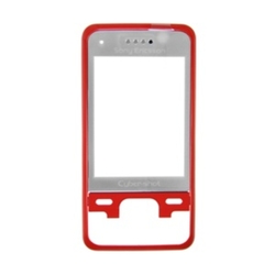 Přední kryt Sony Ericsson C903 Red / červený, Originál