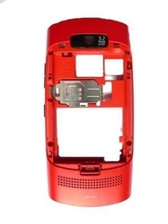 Střední kryt Nokia Asha 303 Red / červený, Originál