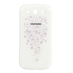 Zadní kryt Samsung i9300 Galaxy S3 La Fleur White / bílý, Originál