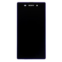 Přední kryt Sony Xperia Z1 Honami, C6903 Purple / fialový + LCD + dotyková deska, Originál