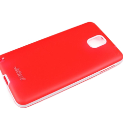 Pouzdro Jekod Bumper pro Samsung N9002, N9005 Galaxy Note 3 Red / červené