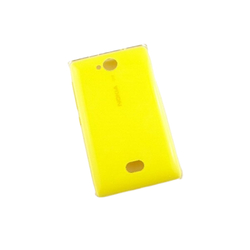 Zadní kryt Nokia Asha 503 Yellow / žlutý, Originál