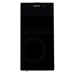 Přední kryt Sony Xperia Z1 Honami, C6903 White / bílý + LCD + dotyková deska., Originál