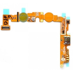 Flex kabel LG Optimus L5 II Dual, E455 + dobíjecí USB konektor + mikrofon, Originál