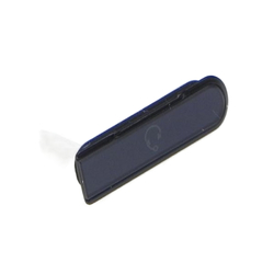 Krytka audio konektoru Sony Xperia Z C6602, C6603 Black / černá, Originál