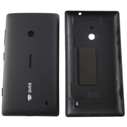 Zadní kryt Nokia Lumia 525 Black / černý - logo AVEA, Originál