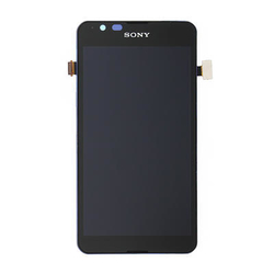 Přední kryt Sony Xperia E4g E2003, E2006, E2033 černý + LCD + dotyková deska, Originál