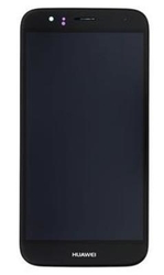 Přední kryt Huawei Ascend G8 Black / černý + LCD + dotyková deska, Originál