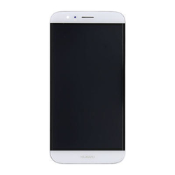 Přední kryt Huawei Ascend G8 White / bílý + LCD + dotyková deska, Originál