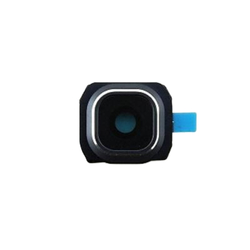 Krytka kamery Samsung G920 Galaxy S6 Black / černá + sklíčko kamery, Originál