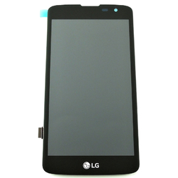 LCD LG K7, X210 + dotyková deska Black / černá, Originál