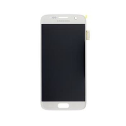 LCD Samsung G930 Galaxy S7 + dotyková deska Silver / stříbrná (Service Pack), Originál