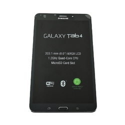 Přední kryt Samsung T335 Galaxy Tab 4 8.0 Black / černý + LCD + dotyk deska (Service Pack)