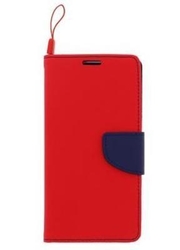Pouzdro Fancy Diary Book Red Navy / červenomodré pro Huawei Ascend Y3 II