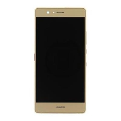 Přední kryt Huawei P9 Lite Gold / zlatý + LCD + dotyková deska