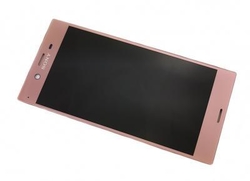 LCD Sony Xperia XZ F8331, XZ Dual F8332 + dotyková deska Pink / růžová, Originál