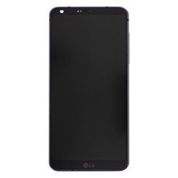 Přední kryt LG G6, H870 Black / černý + LCD + dotyková deska, Originál