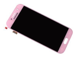 LCD Samsung A520 Galaxy A5 2017 + dotyková deska Pink / růžová (Service Pack), Originál