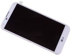 Přední kryt LG X Mach, K600 White / bílý + LCD + dotyková deska, Originál