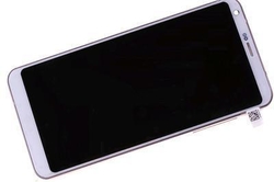 Přední kryt LG G6, H870 White / bílý + LCD + dotyková deska, Originál