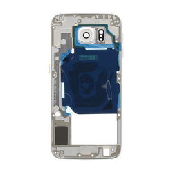 Střední kryt Samsung G920 Galaxy S6 White / bílý