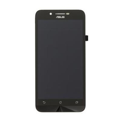 Přední kryt Asus ZenFone Go, ZC500TG Black / černý + LCD + dotyková deska, Originál