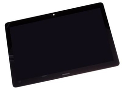 Přední kryt Huawei MediaPad T3 10.0 Grey / šedý + LCD + dotyková deska (Service Pack)