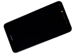 Přední kryt Huawei Ascend Y5 II Black / černý + LCD + dotyková deska, Originál