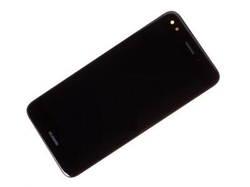 Přední kryt Huawei Y6 Pro 2017 Black / černý + LCD + dotyková deska (Service Pack)