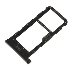 Držák SIM + microSD Huawei P Smart Plus, Nova 3i Black / černý, Originál