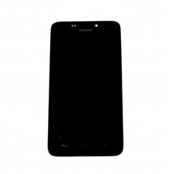 Přední kryt Huawei Ascend G630 Black / černý + LCD + dotyková deska, Originál