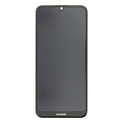 Přední kryt Huawei Y6 2019 Black / černý + LCD + dotyková deska, Originál