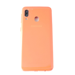 Zadní kryt Samsung A202 Galaxy A20e Coral / oranžový, Originál