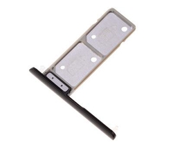 Držák SIM + microSD Sony Xperia XA2 Plus Dual H4413, H4493 Black / černý, Originál