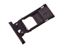 Držák SIM + microSD Sony Xperia XZ3, H8416 Black / černý, Originál