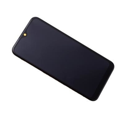 Přední kryt Samsung A015 Galaxy A01 Black / černý + LCD + dotyková deska, Originál