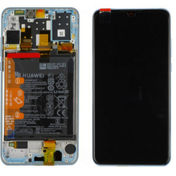Přední kryt Huawei P30 Lite Breathing Crystal + LCD + dotyková deska, Originál