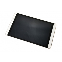 Přední kryt Huawei MediaPad M2 8.0 White / bílý + LCD + dotyková deska, Originál
