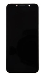 Přední kryt Huawei Y5p Black / černá + LCD + dotyková deska, Originál