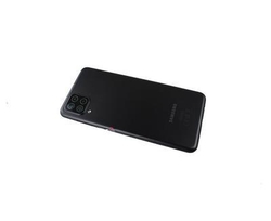 Zadní kryt Samsung A127 Galaxy A12 Nacho Black / černý, Originál