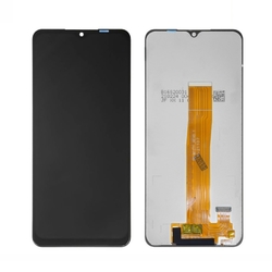 LCD Samsung M127 Galaxy M12 + dotyková deska Black / černá, Originál