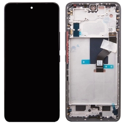 Přední kryt Xiaomi 12 Lite 5G Black / černý + LCD + dotyková deska, Originál